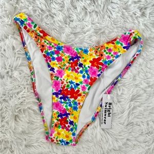 Bright Swimwear Capri Bottom in Sunset size small